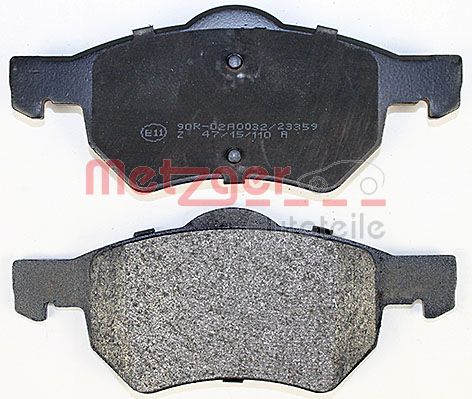 METZGER 1170756 Bremsbelagsatz, Scheibenbremse